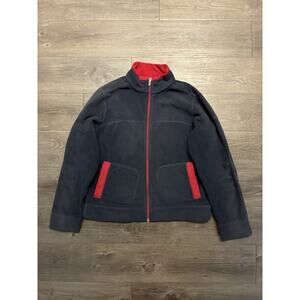 VTG Nike Sweatshirt Womens M Swoosh Fuzzy Fleece Full Zip Outdoor Gorpcore Y2K